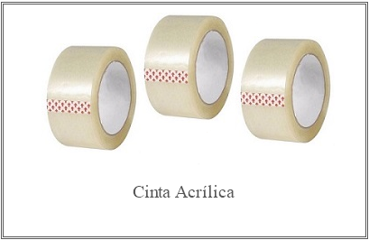 Rollos de cinta de embalaje acrílica transparente